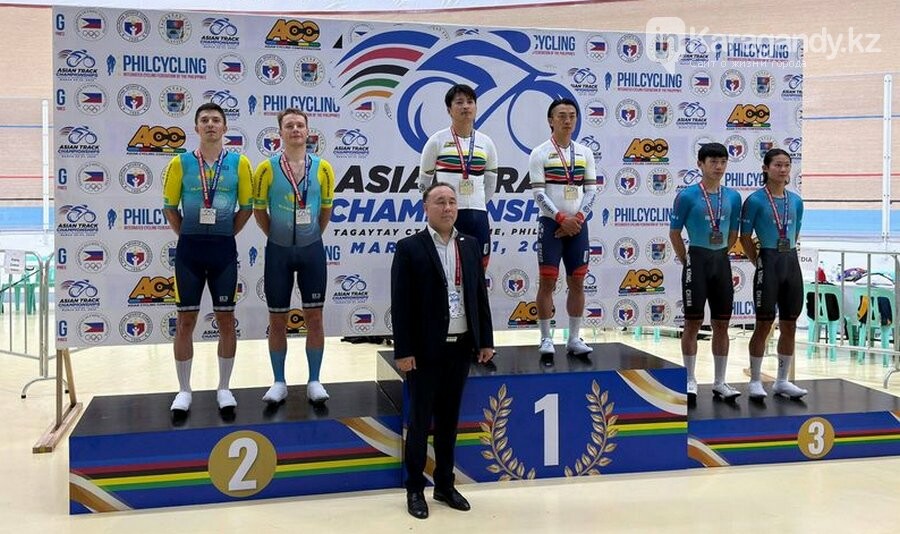 4 золота и 2 серебра: успех карагандинцев на ЧА по велотреку. Фото: gov.kz
